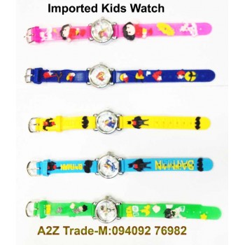 Cartoon Styles Boy Girl Children's Wrist watch, Kids Fashion Quartz Watch, Princess Spiderman Superman Batman, Ben10,